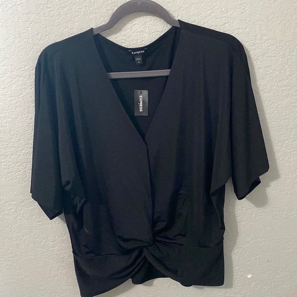 Woman Black Express Factory Size Small Blouse - Picture 1 of 4